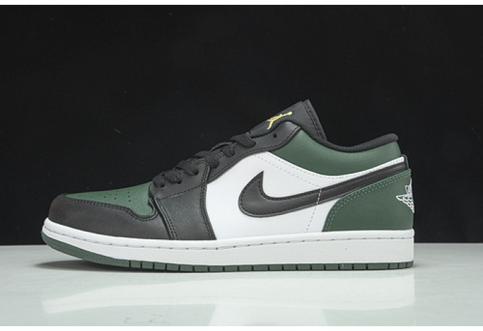 q22 air jordan 1 low “green toe”  553558-371