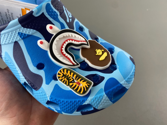 bape x Cr*0*s classic clog 