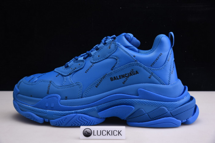 BALENGA TRIPLE-S SNEAKER BULE LETTERS 536737 W06E2 0848