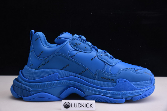 BALENGA TRIPLE-S SNEAKER BULE LETTERS 536737 W06E2 0848