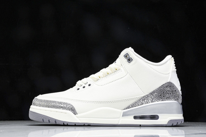 Air Jordan 3 Retro “Sail/Metallic Silver” CK9246-100