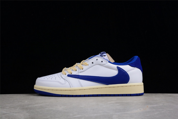 fragment design x travis scott x air jordan 1 retro low white royal blue    dm9868-218