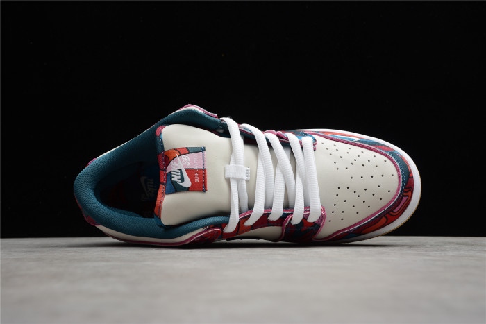 nike sb dunk low pro parra abstract art  dh7695-600